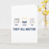 Carte Gaz solide liquide - ils toute la matière (Fleur jaune)
