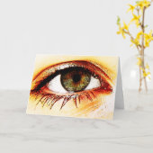 Carte Gccna des yeux (Fleur jaune)