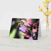 Carte Gcna abeille et fleur (Fleur jaune)