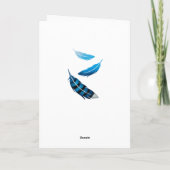 Carte Geai bleu (Dos)