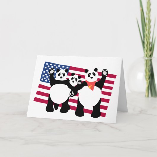 Carte Géant Pandas Note (Devant)
