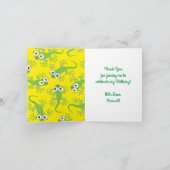 Carte Gecko Lizards Anniversaire Fête Merci Enfants mign (Intérieur)