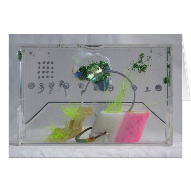 Carte geek Gem K7 1986 multimédia mixte (Devant horizontal)