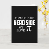Carte Geek nerd Math Science Ordinateur Drôle Idée cadea (Fleur jaune)