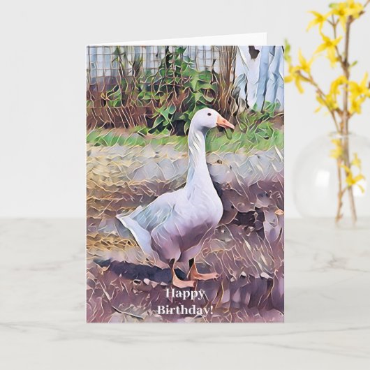 CARTE GEESE (Fleur jaune)