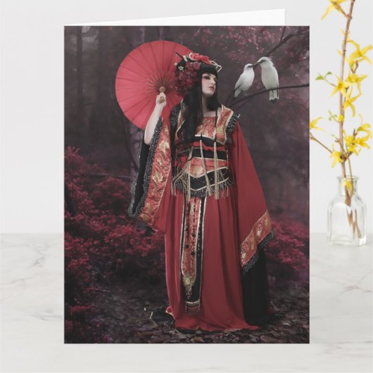 Carte Geisha© (Fleur jaune)