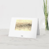 Carte Gel de flocon d'or (Dos)