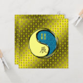 Carte Gémeaux & Dragon d'eau (Devant/Arrière en situation)