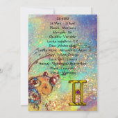 CARTE GÉMEAUX, TAROT DES AMOUREUX ASTROLOGIE ZODIAQUE AN (Dos)