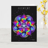 Carte Gemini (Fleur jaune)