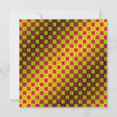 Carte Gemini & Earth Tiger Flat Greeting Card (Dos)