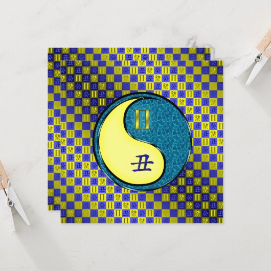 Carte Gemini et Ox d'eau (Devant/Arrière en situation)