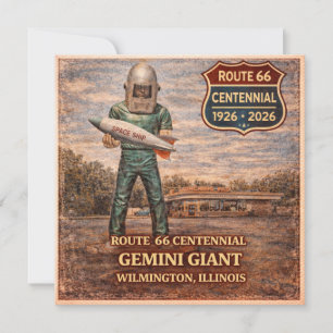 Carte Gemini Giant Route 66 Note de Voyage