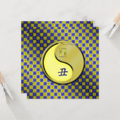 Carte Gemini & Ox métallique (Devant/Arrière en situation)