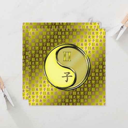 Carte Gemini & Rat Métal (Devant/Arrière en situation)