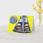 Carte Gemini Sock Monkeys (Fleur jaune)