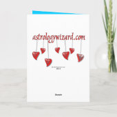 Carte Gemini Valentine/Zodiac. (Dos)