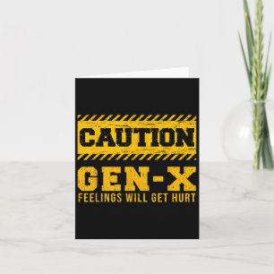 Carte Gen-x Sentiments va se faire mal Funny Papa Fête d