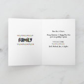 Carte Généalogie de Noël Arbre de famille Ajouter des no (Intérieur)