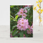 Carte Général d'anniversaire (Fleur jaune)