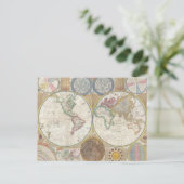 Carte générale vintage du monde (Debout devant)