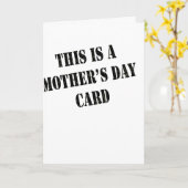 Carte générique du jour de mère (Fleur jaune)