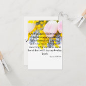 Carte Genèse 27:41 KJV Bible Écriture Pic Salutation (Devant/Arrière en situation)