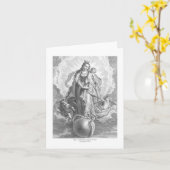 Carte Genèse 3:15 Vierge Marie (Fleur jaune)