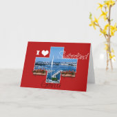 Carte Genève - Carte, Salutation (Fleur jaune)