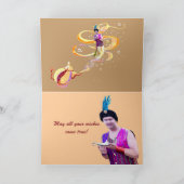 Carte Génie d'anniversaire (Intérieur)