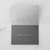 Carte Gentil de vous rencontrer (Intérieur)