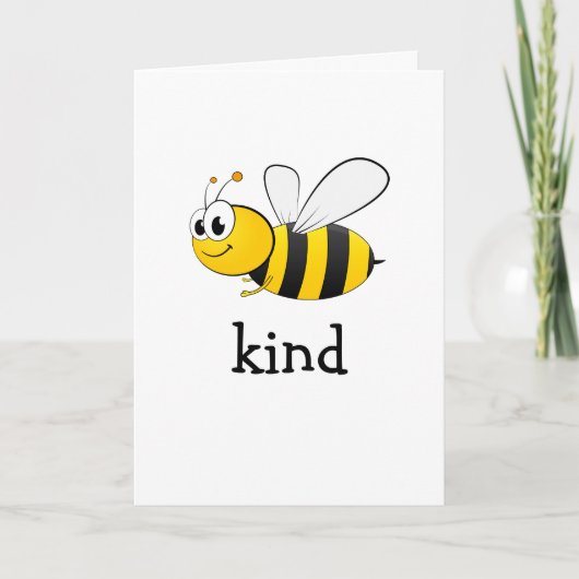 Carte Gentille abeille (Devant)