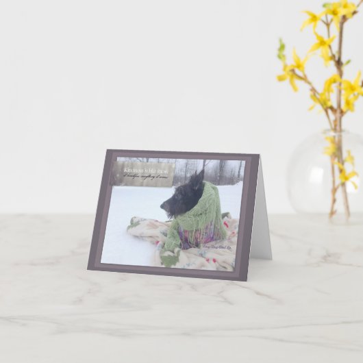 Carte Gentillesse (Fleur jaune)