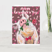 Carte Gentleman Cochon - Amusant - Joyeuse Saint-Valenti (Dos)