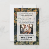 Carte Géocaching Félicitations pour le premier à trouver (Dos)