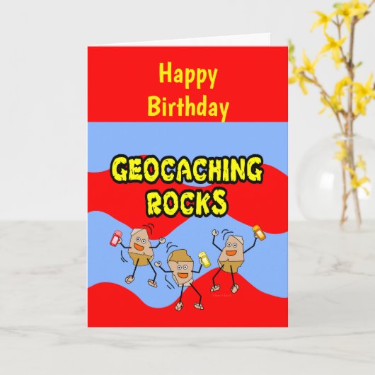 Carte Géocaching Rocks (Fleur jaune)