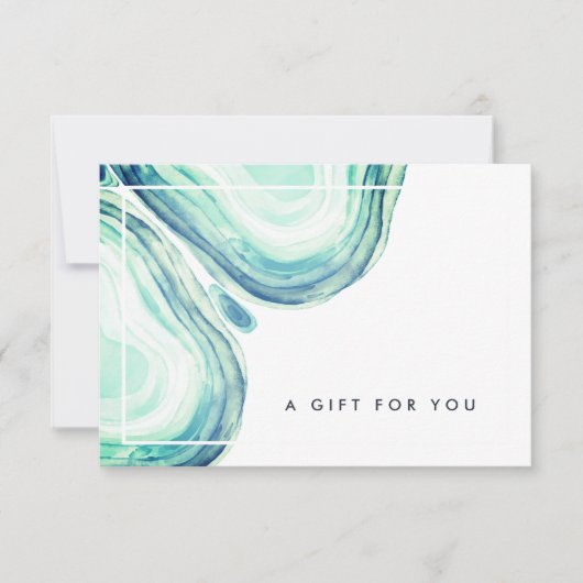 Carte Géode Seaglass | Certificat cadeau (Devant)