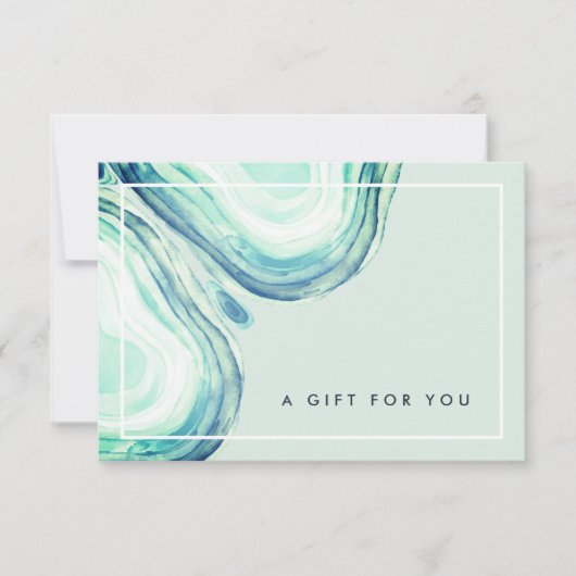 Carte Géode Seaglass | Certificat cadeau (Devant)