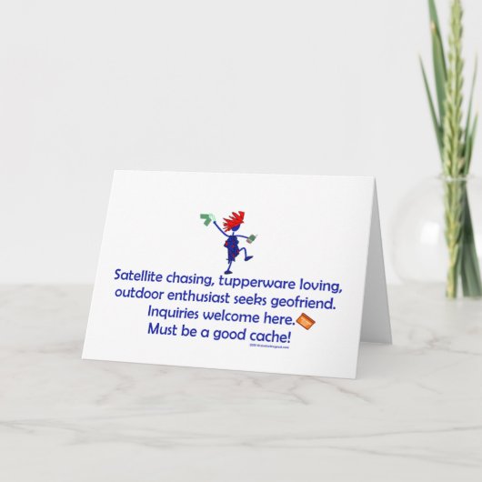 Carte GeoFriend Recherché (Devant)