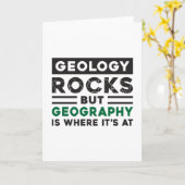 Carte Géographie Professeur Funny World Continents Idée (Fleur jaune)