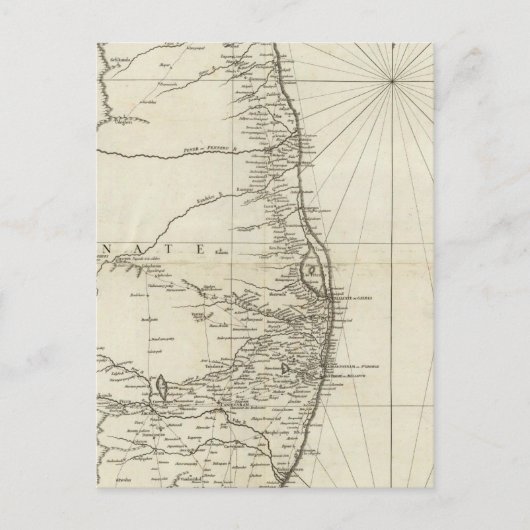 Carte géographique de l'Inde (Devant)