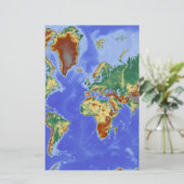 Carte géographique internationale du monde (Debout devant)