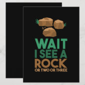 Carte Géologie - Attends De Voir Un Rocher (Devant / Derrière)