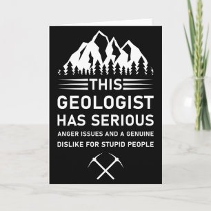 Carte Géologie Science de la Terre T Shirt drôle de géol