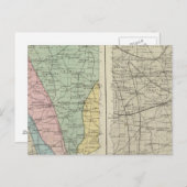 Carte géologique de l'Indiana (Devant / Derrière)