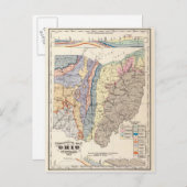Carte géologique de l'Ohio (Devant / Derrière)