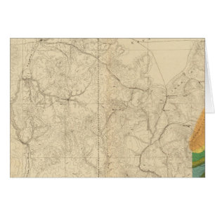 Carte Géologique Montrant La Partie Sud-Ouest