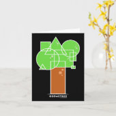 Carte Geometree I (Fleur jaune)