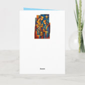 Carte Geometric Magi - Three Wise Men Christmas Star Art (Dos)