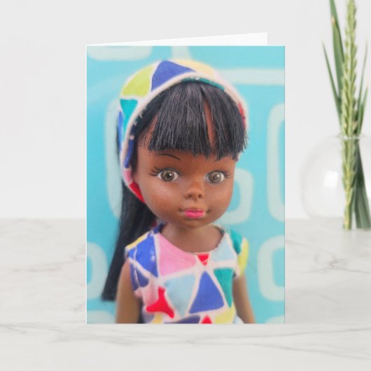 Carte Géométrie colorée Dottie (Devant)